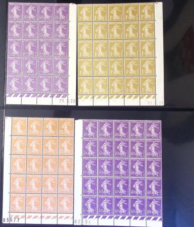 1900-55, Lot de France avant-guerre, avec les valeurs