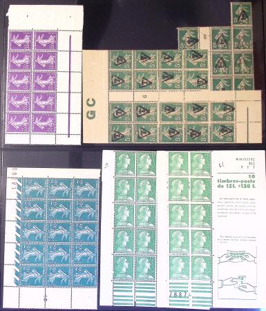 1900-55, Lot de France avant-guerre, avec les valeurs