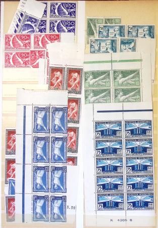 1900-55, Lot de France avant-guerre, avec les valeurs