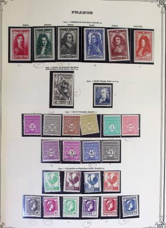1849-2000 Stock de plusieurs collections plus ou moins