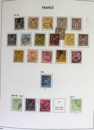 1849-2000 Stock de plusieurs collections plus ou moins