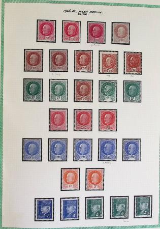1849-2000 Stock de plusieurs collections plus ou moins