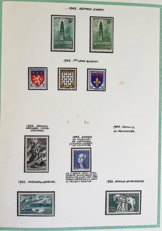 1849-2000 Stock de plusieurs collections plus ou moins