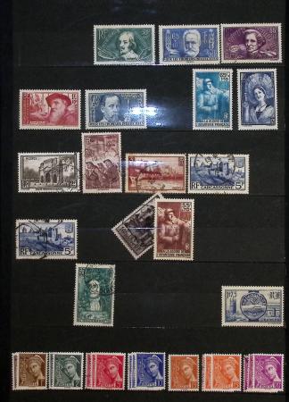 1849-2000 Stock de plusieurs collections plus ou moins