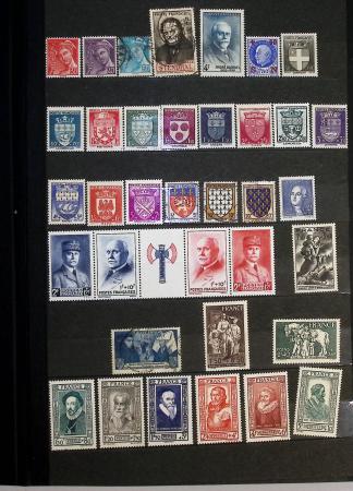 1849-2000 Stock de plusieurs collections plus ou moins
