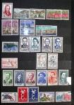 1849-2000 Stock de plusieurs collections plus ou moins
