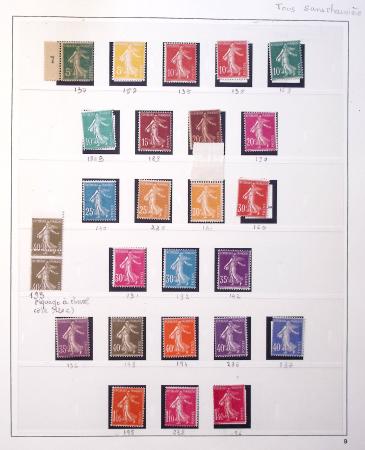 1849-2008, Solide collection surtout de neufs en 11