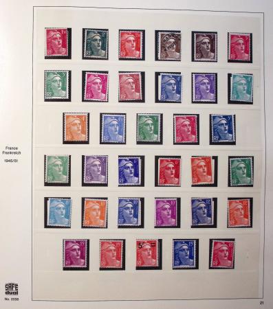 1849-2008, Solide collection surtout de neufs en 11