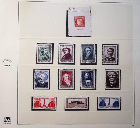 1849-2008, Solide collection surtout de neufs en 11