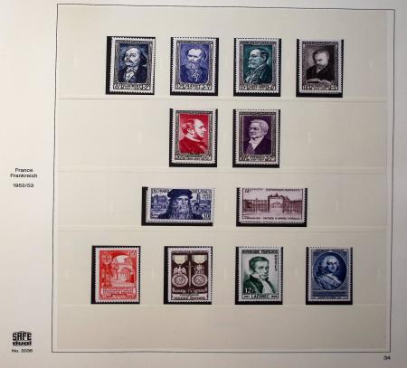 1849-2008, Solide collection surtout de neufs en 11