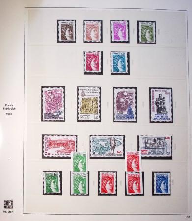 1849-2008, Solide collection surtout de neufs en 11