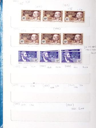 1849-1980, Ensemble d'anciens puis de plus récents