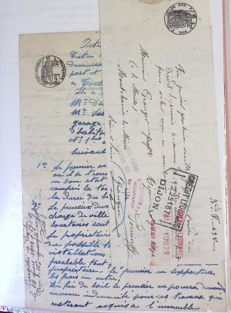 1849-1960 Ensemble de lettres certaines très intéressantes