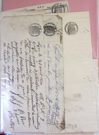 1849-1960 Ensemble de lettres certaines très intéressantes