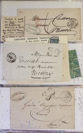 1849-1960 Ensemble de lettres certaines très intéressantes