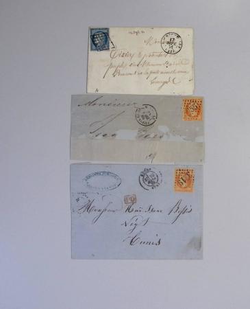 1849-1960 Ensemble de lettres certaines très intéressantes