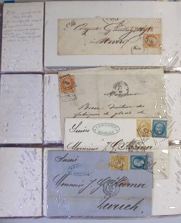 1849-1960 Ensemble de lettres certaines très intéressantes