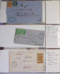 1849-1960 Ensemble de lettres certaines très intéressantes