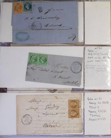 1849-1960 Ensemble de lettres certaines très intéressantes