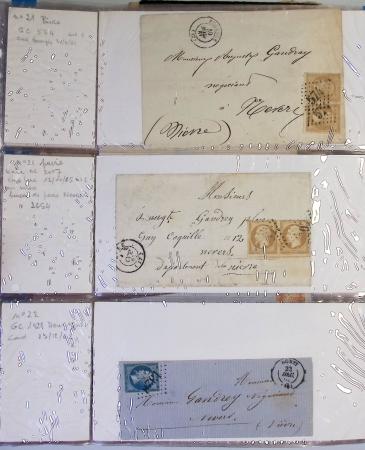 1849-1960 Ensemble de lettres certaines très intéressantes