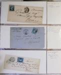 1849-1960 Ensemble de lettres certaines très intéressantes