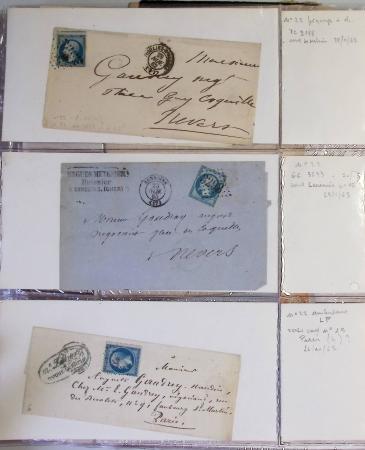 1849-1960 Ensemble de lettres certaines très intéressantes