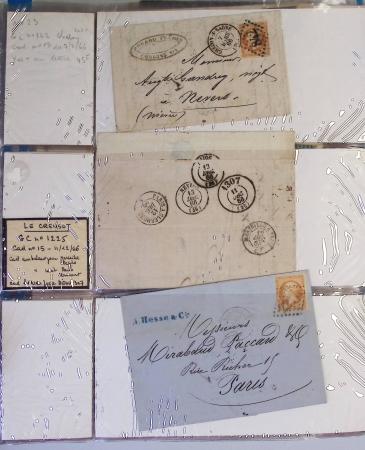 1849-1960 Ensemble de lettres certaines très intéressantes