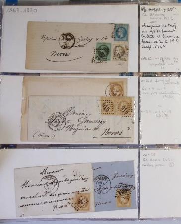 1849-1960 Ensemble de lettres certaines très intéressantes