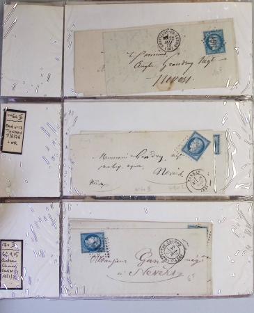 1849-1960 Ensemble de lettres certaines très intéressantes