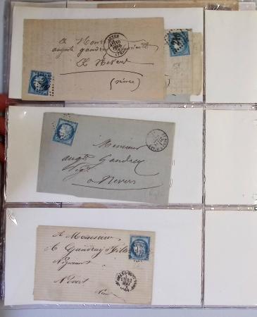 1849-1960 Ensemble de lettres certaines très intéressantes