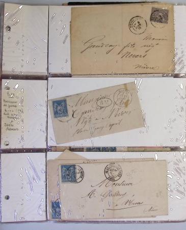 1849-1960 Ensemble de lettres certaines très intéressantes