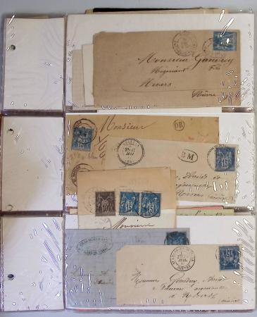 1849-1960 Ensemble de lettres certaines très intéressantes