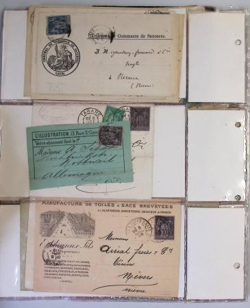 1849-1960 Ensemble de lettres certaines très intéressantes