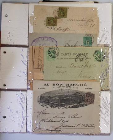 1849-1960 Ensemble de lettres certaines très intéressantes