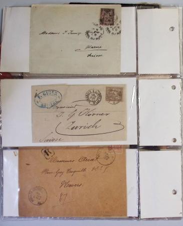 1849-1960 Ensemble de lettres certaines très intéressantes