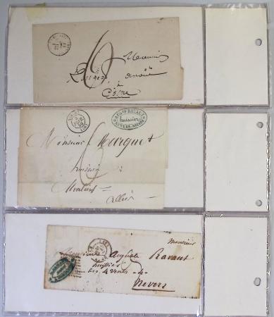 1849-1960 Ensemble de lettres certaines très intéressantes
