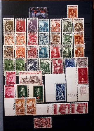 1850-1950ca Mint & used all-world selection in two