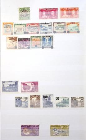 1850-1950ca Mint & used all-world selection in two