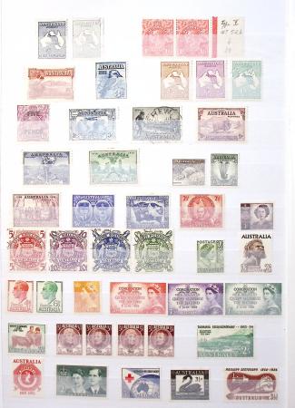 1850-1950ca Mint & used all-world selection in two