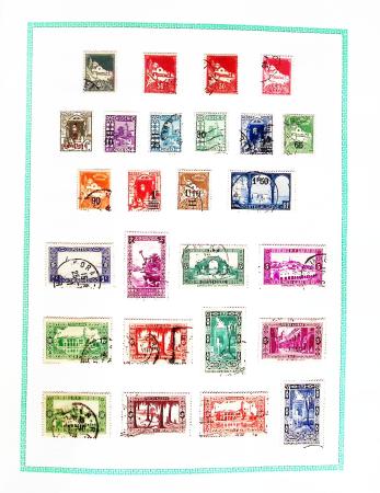 1849-1990, Collection de FRANCE obl. en un album dont