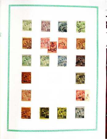 1849-1990, Collection de FRANCE obl. en un album dont