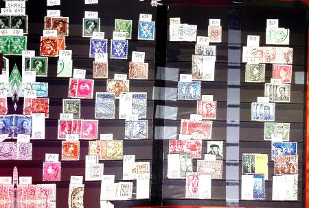 1849-1990, Collection de FRANCE obl. en un album dont