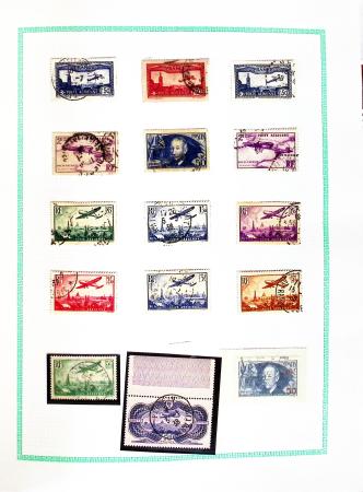 1849-1990, Collection de FRANCE obl. en un album dont