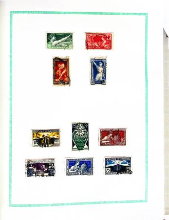 1849-1990, Collection de FRANCE obl. en un album dont