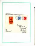 1849-1990, Collection de FRANCE obl. en un album dont
