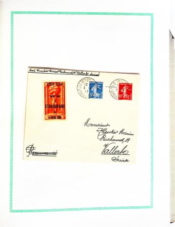 1849-1990, Collection de FRANCE obl. en un album dont