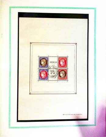 1849-1990, Collection de FRANCE obl. en un album dont