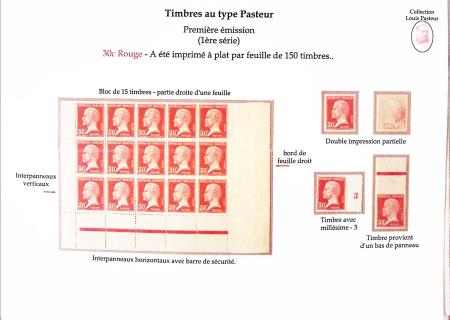 1924-1932, Etude sur la série PASTEUR en un classeur
