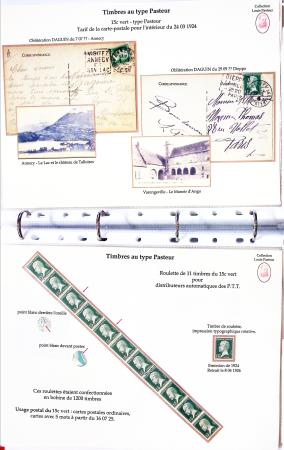 1924-1932, Etude sur la série PASTEUR en un classeur