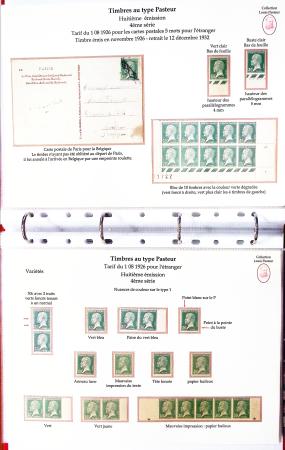 1924-1932, Etude sur la série PASTEUR en un classeur